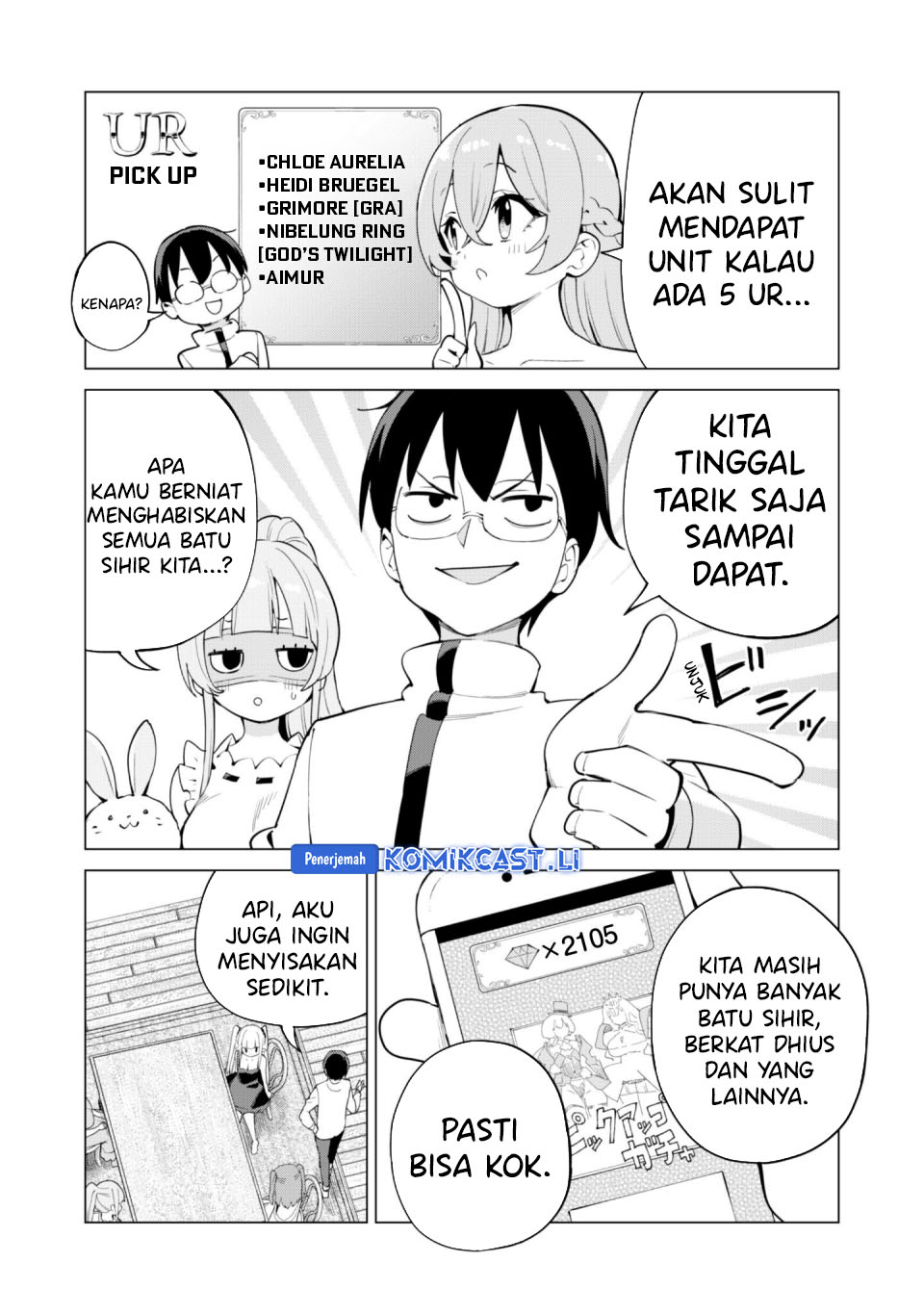 Gacha wo Mawashite Nakama wo Fuyasu Saikyou no Bishoujo Gundan wo Tsukuriagero Chapter 74 Gambar 7